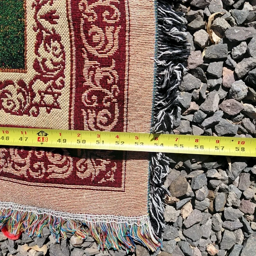 Jerusalem Prayer Team Home At Last Woven Throw Blanket Cottage Scene 51